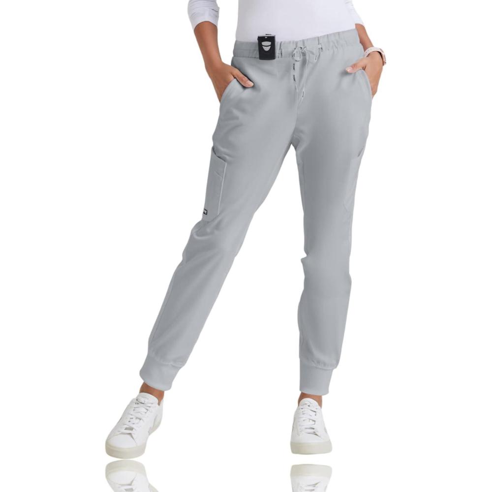 imageBARCO Greys Anatomy Scrubs  Kira Scrub Jogger for Women Yoga Style MidRise Soft Touch Fabric Womens Scrub PantMoonstruck