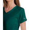 BARCO Grey’s Anatomy Scrubs – Cora Scrub Top for Women, Crossover V-Neck, Fitted Back Super-Soft Women’s Scrub Top(Hunter Green)