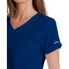 BARCO Grey’s Anatomy Scrubs – Cora Scrub Top for Women, Crossover V-Neck, Fitted Back Super-Soft Women’s Scrub Top(Indigo (Navy))