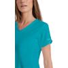 BARCO Grey’s Anatomy Scrubs – Cora Scrub Top for Women, Crossover V-Neck, Fitted Back Super-Soft Women’s Scrub Top(Teal)