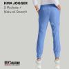 BARCO Grey’s Anatomy Scrubs – Kira Scrub Jogger for Women, Yoga Style Mid-Rise Soft Touch Fabric Women’s Scrub Pant(Ciel Blue)