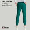 BARCO Grey’s Anatomy Scrubs – Kira Scrub Jogger for Women, Yoga Style Mid-Rise Soft Touch Fabric Women’s Scrub Pant(Hunter Green)
