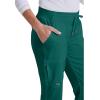BARCO Grey’s Anatomy Scrubs – Mia Scrub Pant for Women, Elastic Back Waist, Mid-Rise Shaped Leg Women’s Scrub Pant(Hunter)