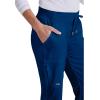 BARCO Grey’s Anatomy Scrubs – Mia Scrub Pant for Women, Elastic Back Waist, Mid-Rise Shaped Leg Women’s Scrub Pant(Indigo)