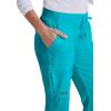 BARCO Grey’s Anatomy Scrubs – Mia Scrub Pant for Women, Elastic Back Waist, Mid-Rise Shaped Leg Women’s Scrub Pant(Teal)