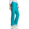 BARCO Grey’s Anatomy Scrubs – Mia Scrub Pant for Women, Elastic Back Waist, Mid-Rise Shaped Leg Women’s Scrub Pant(Teal)