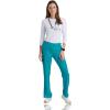 BARCO Grey’s Anatomy Scrubs – Mia Scrub Pant for Women, Elastic Back Waist, Mid-Rise Shaped Leg Women’s Scrub Pant(Teal)