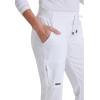 BARCO Grey’s Anatomy Scrubs – Mia Scrub Pant for Women, Elastic Back Waist, Mid-Rise Shaped Leg Women’s Scrub Pant(White)