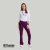 BARCO Grey’s Anatomy Scrubs – Mia Scrub Pant for Women, Elastic Back Waist, Mid-Rise Shaped Leg Women’s Scrub Pant(Wine)