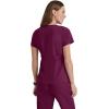 BARCO Grey’s Anatomy Scrubs – Riley Scrub Top for Women, V-Neck Super-Soft Women’s Scrub Top(Wine)