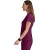 BARCO Grey’s Anatomy Scrubs – Riley Scrub Top for Women, V-Neck Super-Soft Women’s Scrub Top(Wine)