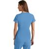 BARCO Grey’s Anatomy Spandex Stretch Direct – Bolt Scrub Top for Women, V-Neck Women’s Scrub Top(Ciel Blue)