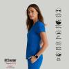 BARCO Grey’s Anatomy Spandex Stretch Direct – Bolt Scrub Top for Women, V-Neck Women’s Scrub Top(New Royal)