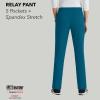 BARCO Grey’s Anatomy Spandex Stretch Direct – Relay Scrub Pant for Women, Tapered Women’s Scrub Pant(Bahama)