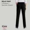 BARCO Grey’s Anatomy Spandex Stretch Direct – Relay Scrub Pant for Women, Tapered Women’s Scrub Pant(Black)