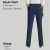 BARCO Grey’s Anatomy Spandex Stretch Direct – Relay Scrub Pant for Women, Tapered Women’s Scrub Pant(Steel)