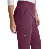 BARCO Grey’s Anatomy Spandex Stretch Direct – Relay Scrub Pant for Women, Tapered Women’s Scrub Pant(Wine)