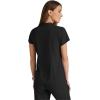 BARCO Grey’s Anatomy Spandex Stretch Direct – Rush Scrub Top for Women, Snap Collar Women’s Scrub Top(Black)
