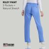 BARCO Grey’s Anatomy Women’s Riley Pant, Easy Care Medical Scrub Pant w/ 5 Pockets & Flared Leg(Ceil Blue)