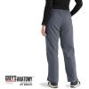BARCO Grey’s Anatomy Women’s Riley Pant, Easy Care Medical Scrub Pant w/ 5 Pockets & Flared Leg(Granite)