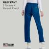 BARCO Grey’s Anatomy Women’s Riley Pant, Easy Care Medical Scrub Pant w/ 5 Pockets & Flared Leg(Indigo)