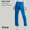BARCO Grey’s Anatomy Women’s Riley Pant, Easy Care Medical Scrub Pant w/ 5 Pockets & Flared Leg(New Royal)
