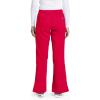 BARCO Grey’s Anatomy Women’s Riley Pant, Easy Care Medical Scrub Pant w/ 5 Pockets & Flared Leg(Scarlet Red)
