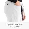 BARCO Grey’s Anatomy Women’s Riley Pant, Easy Care Medical Scrub Pant w/ 5 Pockets & Flared Leg(White)