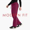 BARCO Grey’s Anatomy Women’s Riley Pant, Easy Care Medical Scrub Pant w/ 5 Pockets & Flared Leg(Wine)