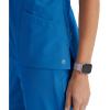 BARCO ONE Women’s Pulse Scrub Top, Sporty V-Neck Medical Top w/ 4-Way Stretch & 5 Pockets(New Royal)