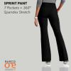 BARCO One Performance Knit Sprint Scrub Pant for Women – 7-Pocket, High-Rise Yoga Pants with 360 Spandex Stretch(Black)