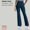 BARCO One Performance Knit Sprint Scrub Pant for Women – 7-Pocket, High-Rise Yoga Pants with 360 Spandex Stretch(Steel)