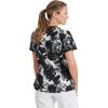 BARCO One Printed Scrub Top for Women – 4-Pocket, Moisture-Wicking V-Neck Shirt with 360 Spandex Stretch(Artist Touch)