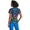 BARCO One Printed Scrub Top for Women – 4-Pocket, Moisture-Wicking V-Neck Shirt with 360 Spandex Stretch(Aurora Lights)