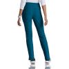 BARCO One Uplift Classic Fit Tapered Leg Scrub Pant for Women – 5-Pocket, Mid-Rise Scrub Bottoms with 360 Spandex Stretch(Bahama)