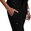 BARCO One Uplift Classic Fit Tapered Leg Scrub Pant for Women – 5-Pocket, Mid-Rise Scrub Bottoms with 360 Spandex Stretch(Black)