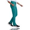 BARCO One Uplift Classic Fit Tapered Leg Scrub Pant for Women – 5-Pocket, Mid-Rise Scrub Bottoms with 360 Spandex Stretch(Dark Jade)