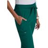 BARCO One Uplift Classic Fit Tapered Leg Scrub Pant for Women – 5-Pocket, Mid-Rise Scrub Bottoms with 360 Spandex Stretch(Hunter Green)