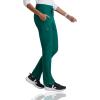 BARCO One Uplift Classic Fit Tapered Leg Scrub Pant for Women – 5-Pocket, Mid-Rise Scrub Bottoms with 360 Spandex Stretch(Hunter Green)
