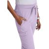 BARCO One Uplift Classic Fit Tapered Leg Scrub Pant for Women – 5-Pocket, Mid-Rise Scrub Bottoms with 360 Spandex Stretch(Lavender Winds)