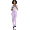 BARCO One Uplift Classic Fit Tapered Leg Scrub Pant for Women – 5-Pocket, Mid-Rise Scrub Bottoms with 360 Spandex Stretch(Lavender Winds)