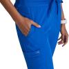BARCO One Uplift Classic Fit Tapered Leg Scrub Pant for Women – 5-Pocket, Mid-Rise Scrub Bottoms with 360 Spandex Stretch(New Royal)