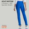 BARCO One Uplift Classic Fit Tapered Leg Scrub Pant for Women – 5-Pocket, Mid-Rise Scrub Bottoms with 360 Spandex Stretch(New Royal)