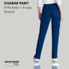 BARCO Skechers Vitality Charge Scrub Pant for Women – Mid-Rise Medical Pant, 4-Way Stretch Women’s Scrub Pant(Navy)