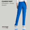 BARCO Skechers Vitality Charge Scrub Pant for Women – Mid-Rise Medical Pant, 4-Way Stretch Women’s Scrub Pant(New Royal)