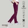 BARCO Skechers Vitality Charge Scrub Pant for Women – Mid-Rise Medical Pant, 4-Way Stretch Women’s Scrub Pant(Wine)