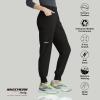 BARCO Skechers Vitality Electra Classic Fit Scrub Jogger for Women – Mid-Rise, 5-Pocket Pant with 4-Way Stretch(Black)