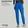BARCO Skechers Vitality Electra Classic Fit Scrub Jogger for Women – Mid-Rise, 5-Pocket Pant with 4-Way Stretch(New Royal)