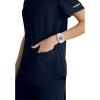 BARCO Skechers Vitality Electra Classic Fit Scrub Top for Women’s 3-Pocket V-Neck Top with Moisture Wicking Fabric(Navy)