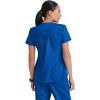 Grey’s Anatomy Women’s Two Pocket V-Neck Scrub Top with Shirring Back(Galaxy)